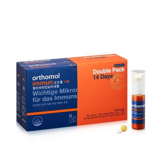 [สินค้าของแท้100% พร้อมส่งทันที] ORTHOMOL Orthomol Immun (Tablet + liquid type แบบ7&14วัน)