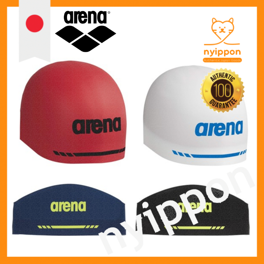 Arena Aqua Force 3D Swimming Cap for Competition, Unisex, Silicone, Soft Type, FINA Approved