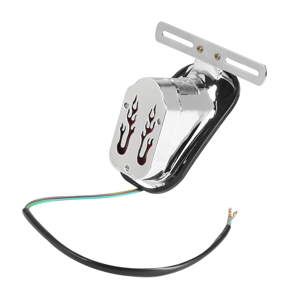 โคมไฟสต็อปรัสเซลส์ ไฟท้ายมอเตอร์ไซค์แบบกําหนดเอง ไฟท้าย Chopper Bobber Harley Davidson - รูปที่ 4