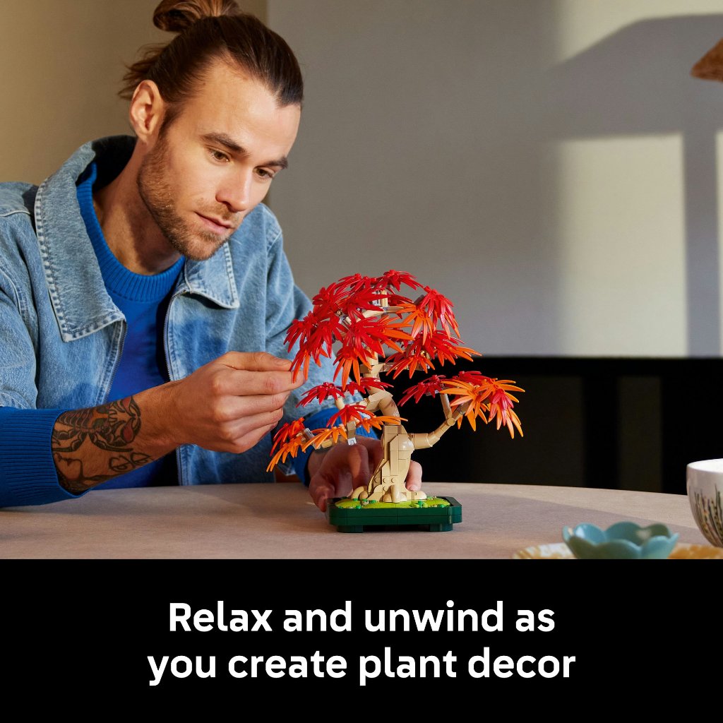 LEGO Botanicals ‏10348 بونساي القيقب الياباني الأحمر (474 قطعة) — صورة 4
