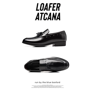 (พร้อมส่ง) The Classic blue - Atcana Tassel Loafer shoes รองเท้าหนังโลฟเฟอร์ - ไซส์ใหญ่สุด 48 ยาว 29 ซม.