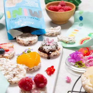 Allrite Organic Rice Cakes ธัญพืชอบกรอบออร์แกนิค 100%