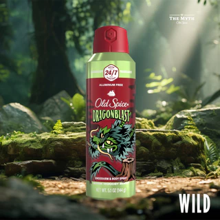 *ของแท้นำเข้าจากUSA* Old Spice All Body Spray รวม สเปรย์ 144g ระงับกลิ่นกายและเบาสบายนาน 24 ชม.คล้ายเนื้อฟ้า