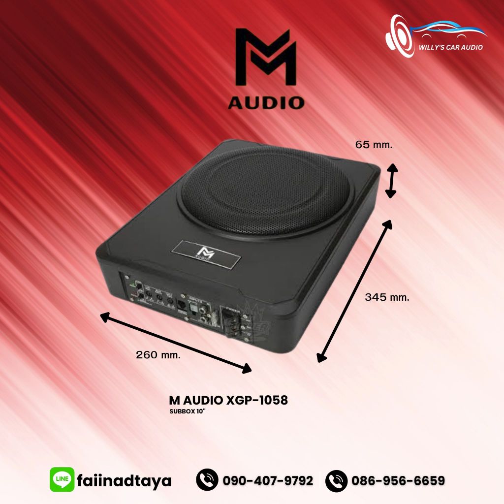 SUBBOX BASSBOX ยี่ห้อ M Audio XGP-1058