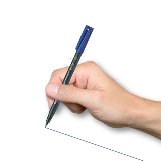 ปากกามาร์คเกอร์ เขียนเลนส์ แผ่นสไลด์ แผ่นCD พลาสติก Permanent Marker ขนาด 0.6มม. ยี่ห้อ Staedtler / ด้าม