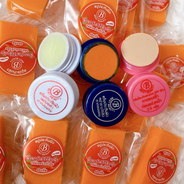 แถมสบู่แครอทตัด15กรัม1ชิ้นครีม3ตลับ P110 ใย B