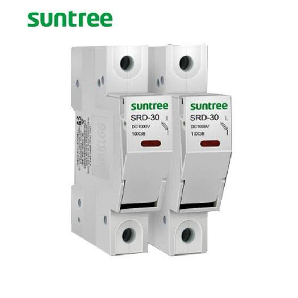 SUNTREE กล่องฟิวส์ DC ขนาด 10x38mm DC 1100V SRD-30 (พร้อมลูกฟิวส์ขนาด 20A)