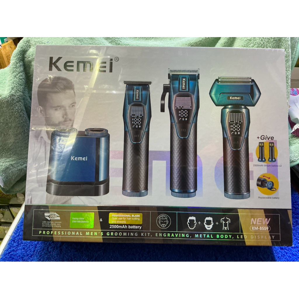 ปัตตาเลี่ยนไร้สายKM-8559(new)￼