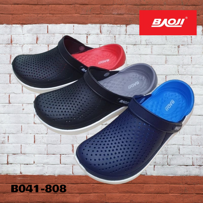 SCPPLaza รองเท้าหัวโต รองเท้าเพื่อสุขภาพ Baoji B041-808 พื้นนุ่ม ใส่สบายเท้า ขนาดเบอร์ 41-45