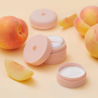 (ฉลากไทย / Live 50%) Skinfood Peach Cotton Multi Finish Powder 5g แป้งฝุ่นพีช แป้งโปร่งแสงที่ช่วยควบคุมความมันบนใบหน้า