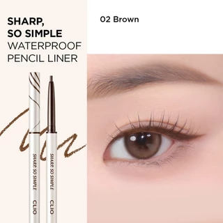 CLIO SHARP SO SIMPLE WATERPROOF PENCIL LINER อายไลเนอร์ดินสอ