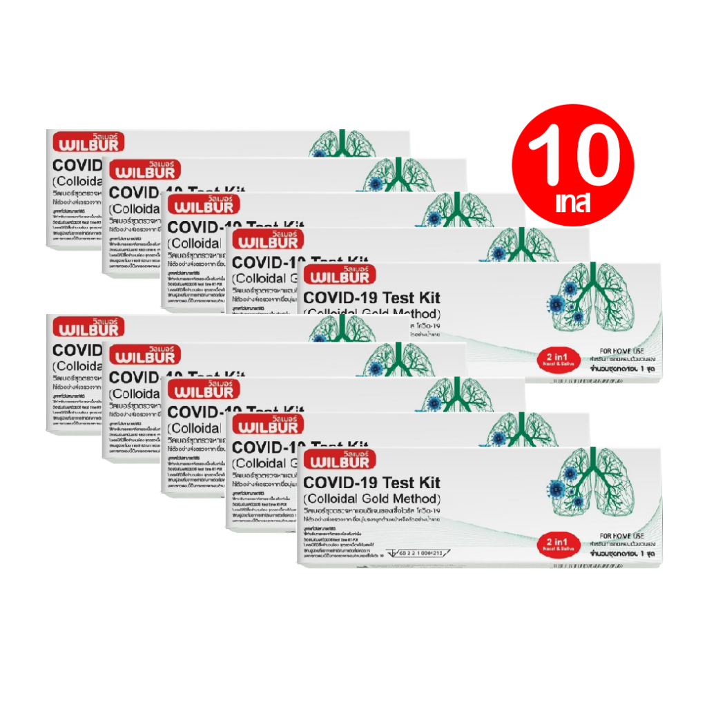 (10เทส) Singclean 2in1 ชุดตรวจ ATK พร้อมส่ง แบบจมูกและน้ำลาย 1:1 ของแท้ 100% พร้อมส่ง