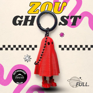 Zou Ghost พวงกุญแจ [ลิขสิทธิ์แท้ Authorized seller]