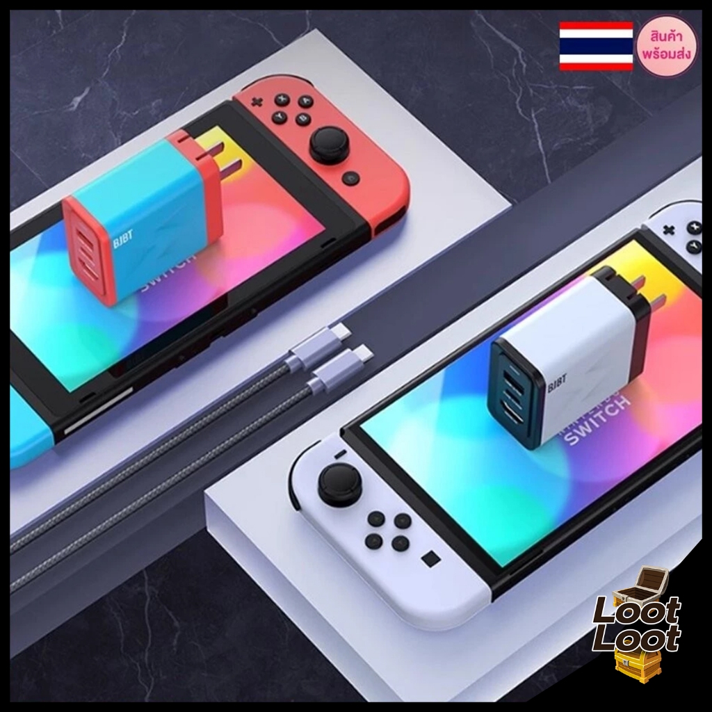 BJBT Switch TV Dock Charger PD65w 4K60Hz