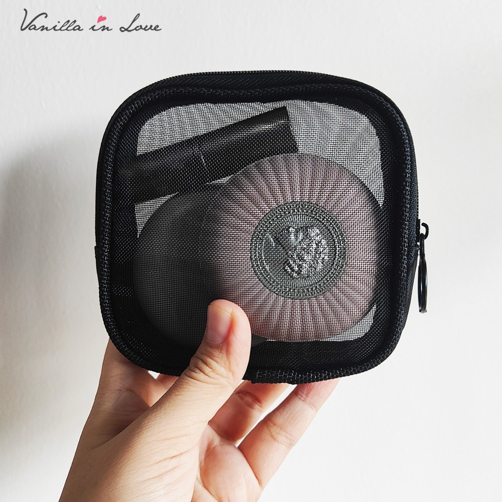 BG175 Makeup Bag กระเป๋าตาข่ายแบบซิปใส่ตลับแป้งได้ ใส่แมส ใส่ผ้าอนามัย
