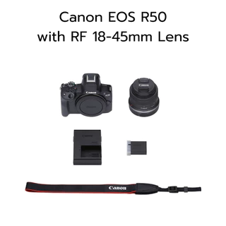Canon EOS R50-RF-S18-45mm Black