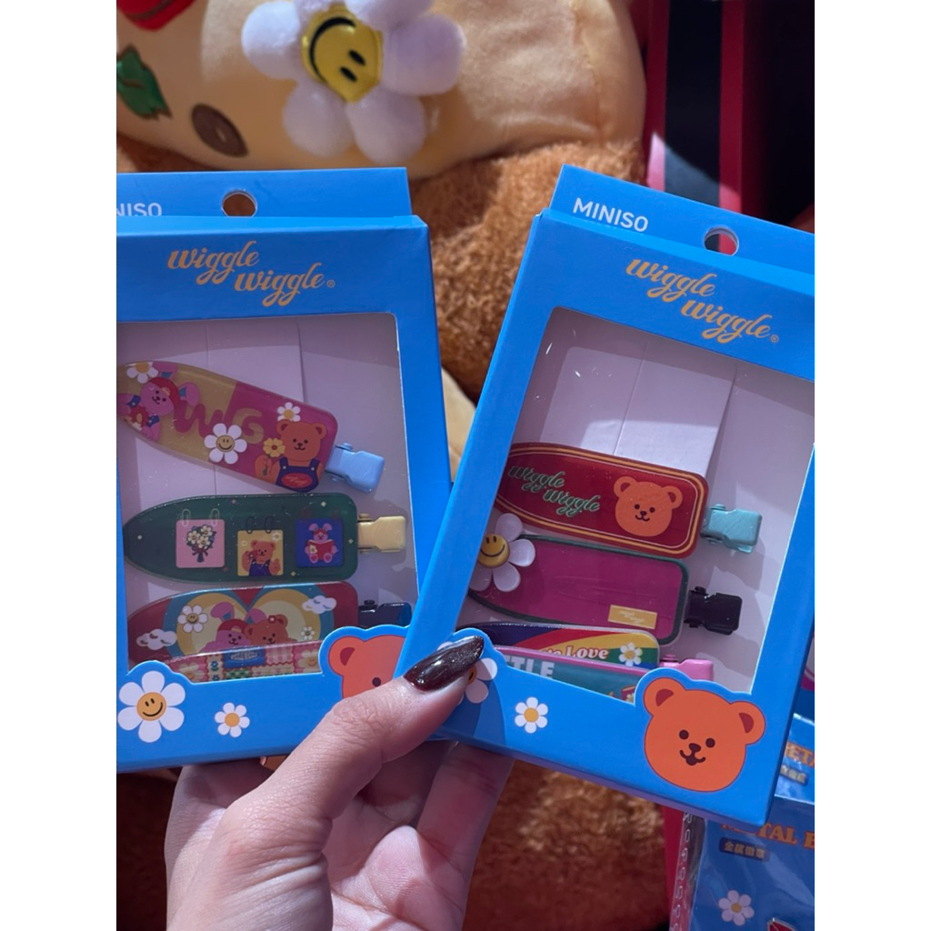 Wiggle wiggle  x Miniso เซตกิ๊ฟ4ตัว🍒🧸 พร้อมส่ง**