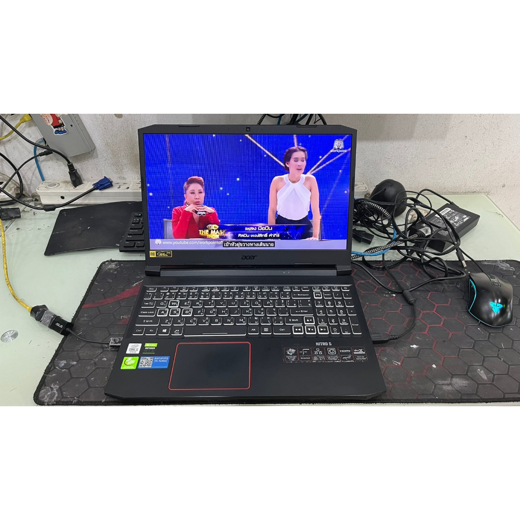 ACER NITRO5 AN515-55 i5 Gen10 RTX2060 บอร์ดมีตำหนิแยกอะไหล่ขาย