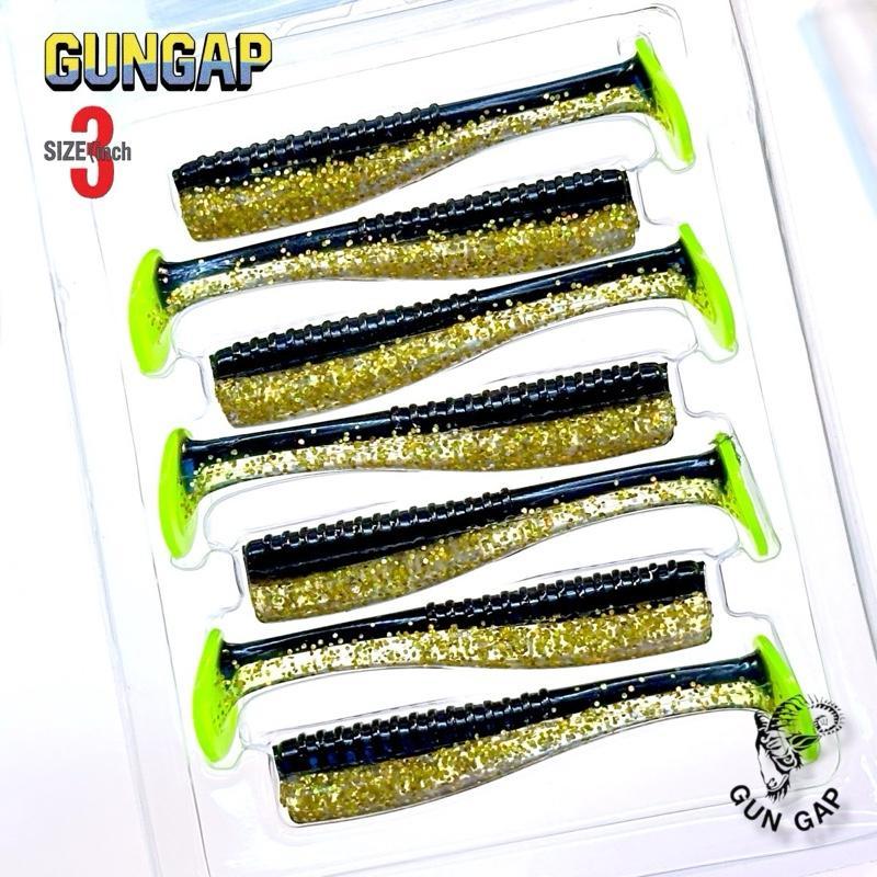 A12 Gungap เหยื่อปลายาง ขนาด 3นิ้ว สายกระพงบุพเฟ่แนะนำเลย