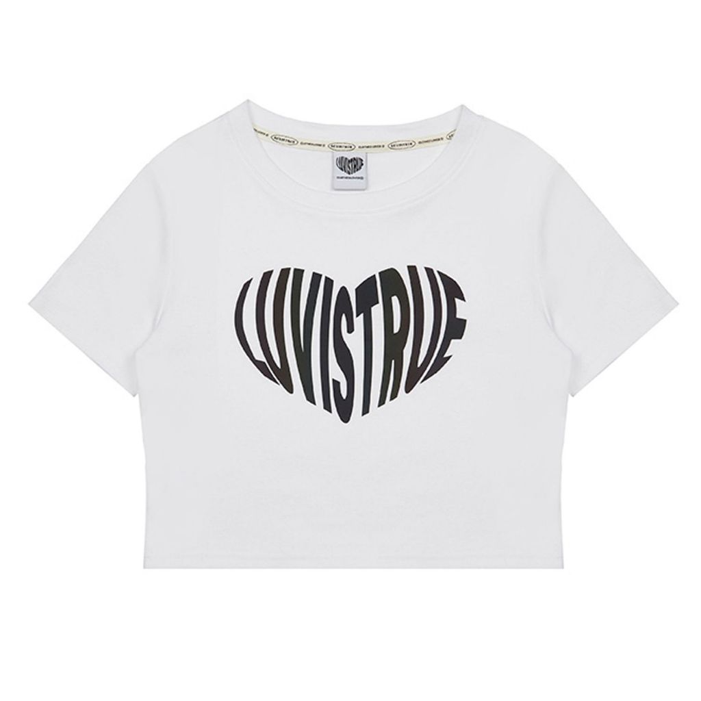 Luvistrue / Luv Is True Su Reflect Tee (Black, White)