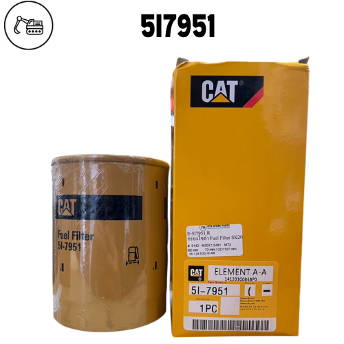 กรองโซล่า E320B SK200-3 E120B เบอร์ 5I7951 ( ME035829 ME015254 5I-7951 SFF7951 SFF5393 B222100000521