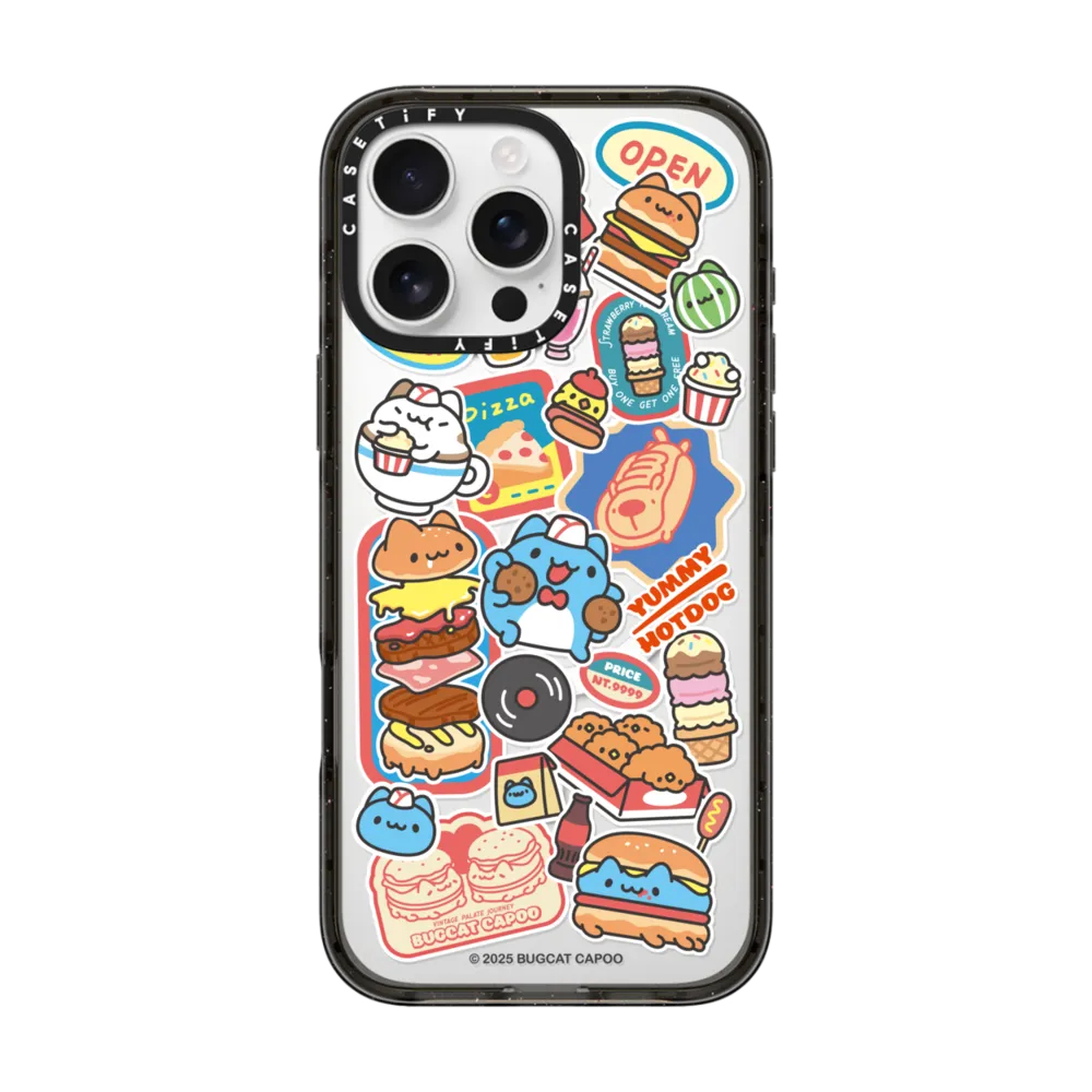 [พร้อมส่ง] CASETiFY | Bugcat Capoo Sticker Case [Bugcat Capoo]