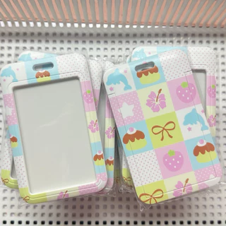 พร้อมส่ง! cardholder pink fruity ที่ใส่บัตร ที่ใส่การ์ด (ฟรุ้ตตี้)