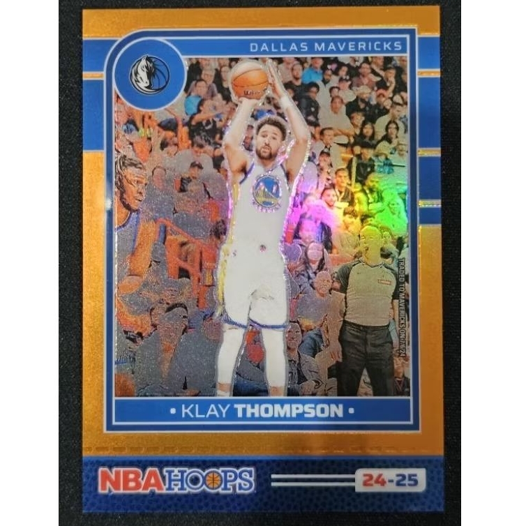 Klay Thompson 2024-25 Panini NBA Hoops Orange 113/199