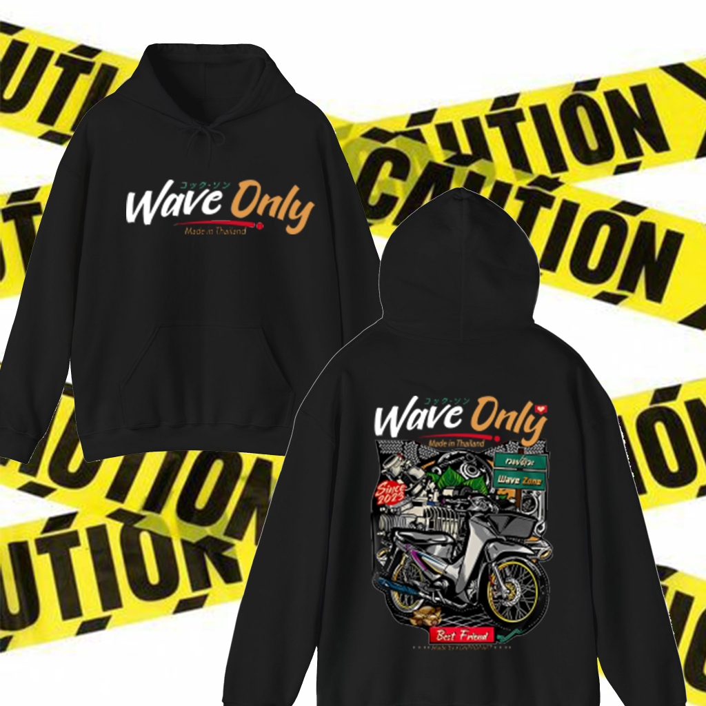 【HOT】 KGNPRO® | เสื้อฮู้ด Wave Only 2023 | Hoodie | Motocycle