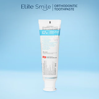 ยาสีฟัน Elite Smile Orthodontic สูตรจัดฟัน ลดเสียวฟัน เหล็กใส ไร้กลิ่นปาก ขนาด 80 กรัม 2 หลอด