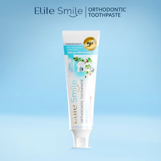 ยาสีฟัน Elite Smile Orthodontic สูตรจัดฟัน ลดเสียวฟัน เหล็กใส ไร้กลิ่นปาก ขนาด 80 กรัม 2 หลอด