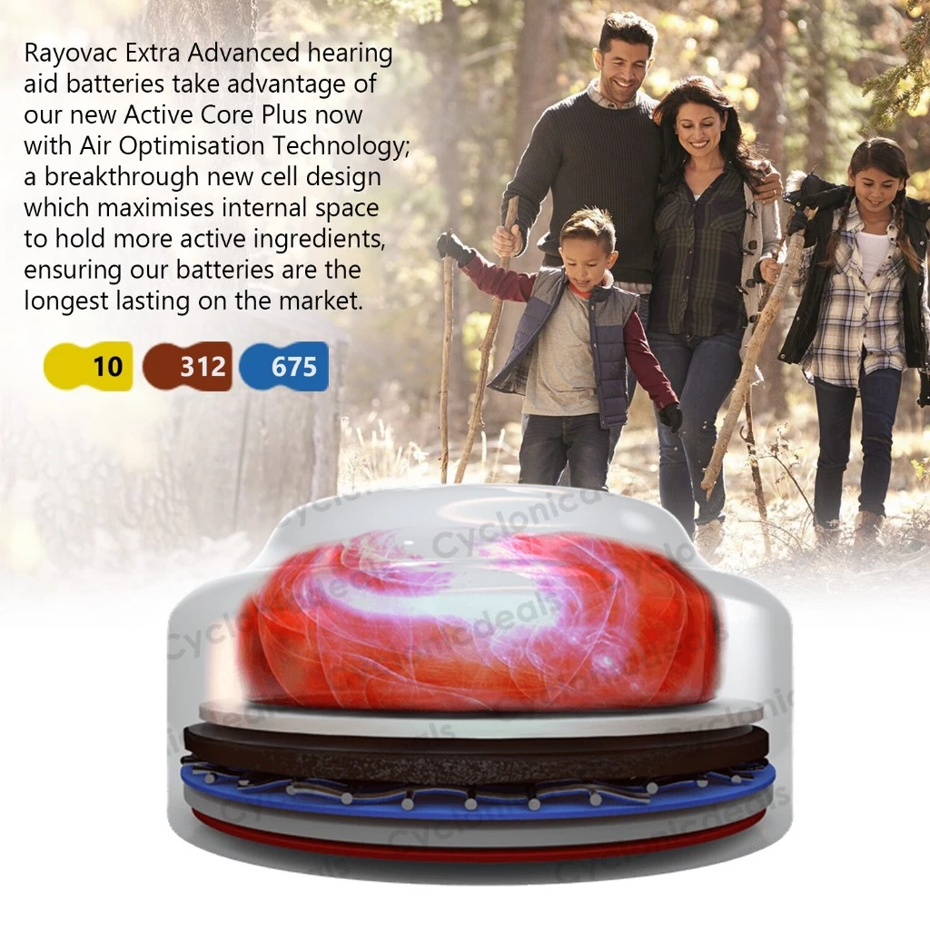 ถ่านเครื่องช่วยฟัง RAYOVAC เบอร์ 10/13/312/675 แพ็ค 6 ก้อน thumbnail 8