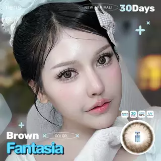 🔥คอนแทคเลนส์✨ขนาดมินิ✨Fantasia ( ilens )✨Brown/Gray