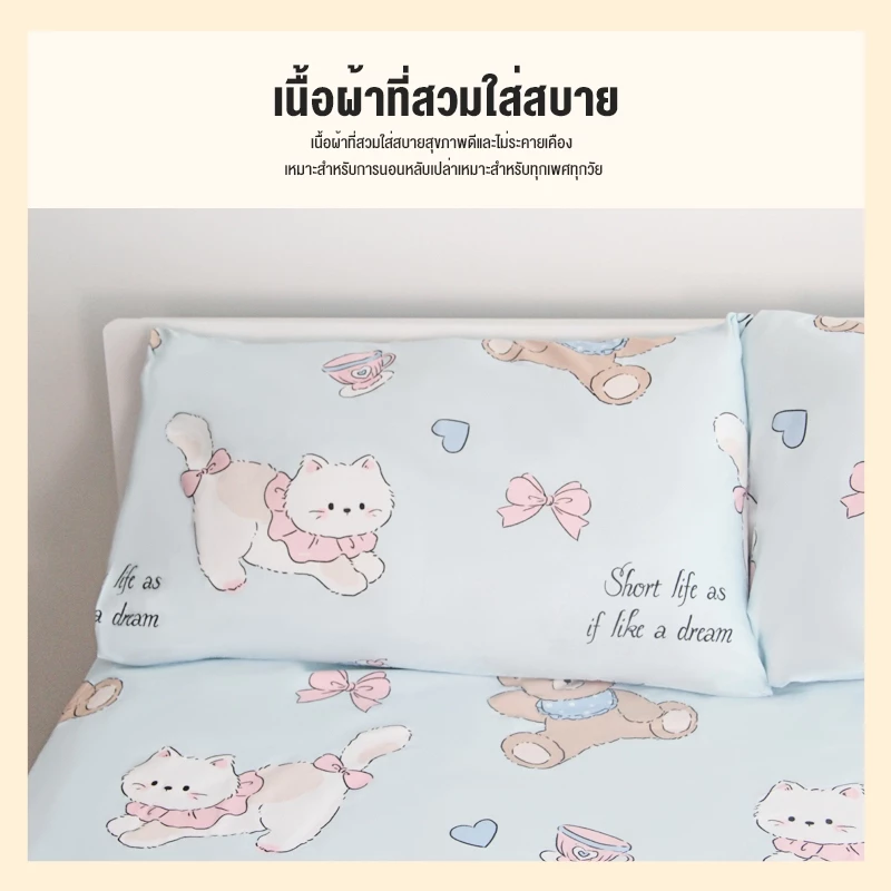ชุดหมอนหนุน 360 องศา/เตียงคละสีดำ/ 3.5 ฟุต/ 4 ฟุต/ 5 ฟุต/ 6 ฟุต thumbnail 4