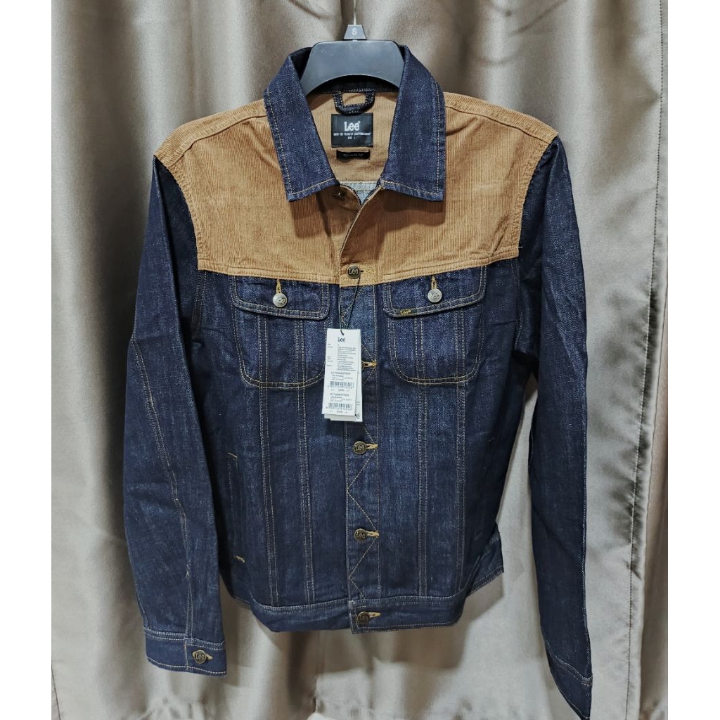 LEE Regular Fit แจ็คเก็ตยีนส์ LE F224MJKTN28 made in China แบรนด์แท้ ราคาป้าย 3,990฿ (มีกระเป๋าด้านใ