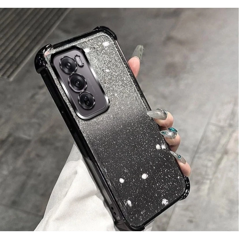 เคสกันกล้อง สำหรับ Samsung A17 A18 A27 A57 A37 A36 A56 A16 A55 A02S A03S S26FE S24FE S25FE กากเพชร 2in1 ฟรุ้งฟริ้ง EE