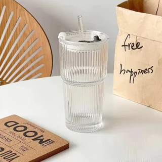 (แตกเคลมฟรี) (แพคโฟมกันแตก) แก้วเกาหลี 600ml แก้วมัทฉะ แก้วมัทฉะ แก้วกาแฟ แก้วกาแฟ แก้วน้ำแข็ง