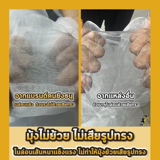 มุ้งขาวกันแมลง มุ้งโรงเรือน 24,32 ตา มุ้งปลูกผัก มุ้งขาวไนล่อน ป้องกันแมลง มุ้งเลี้ยงตั้กแตน
