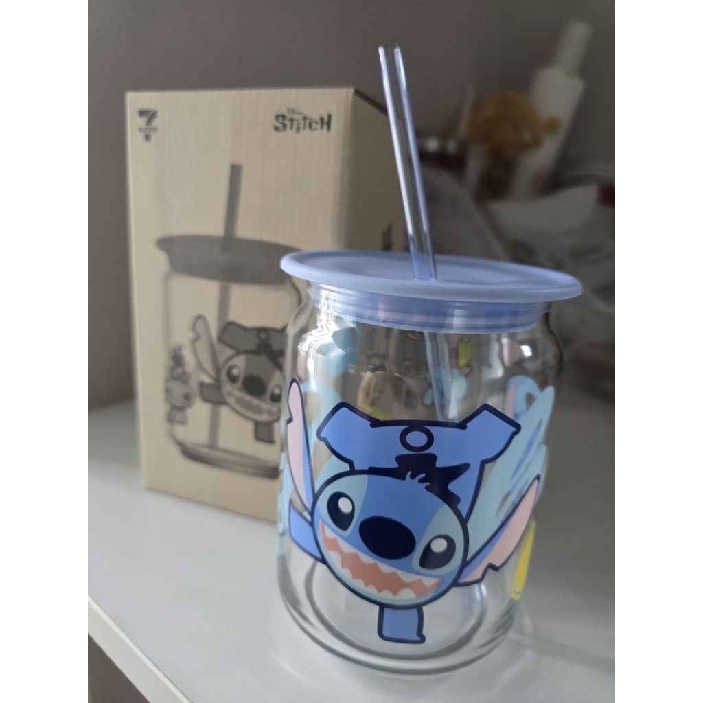 (พร้อมส่ง) แก้วนมสติทช์ 7-ELEVEN