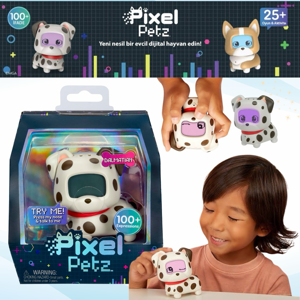 pixel petz - dalmatian, interactive ages 4+ years