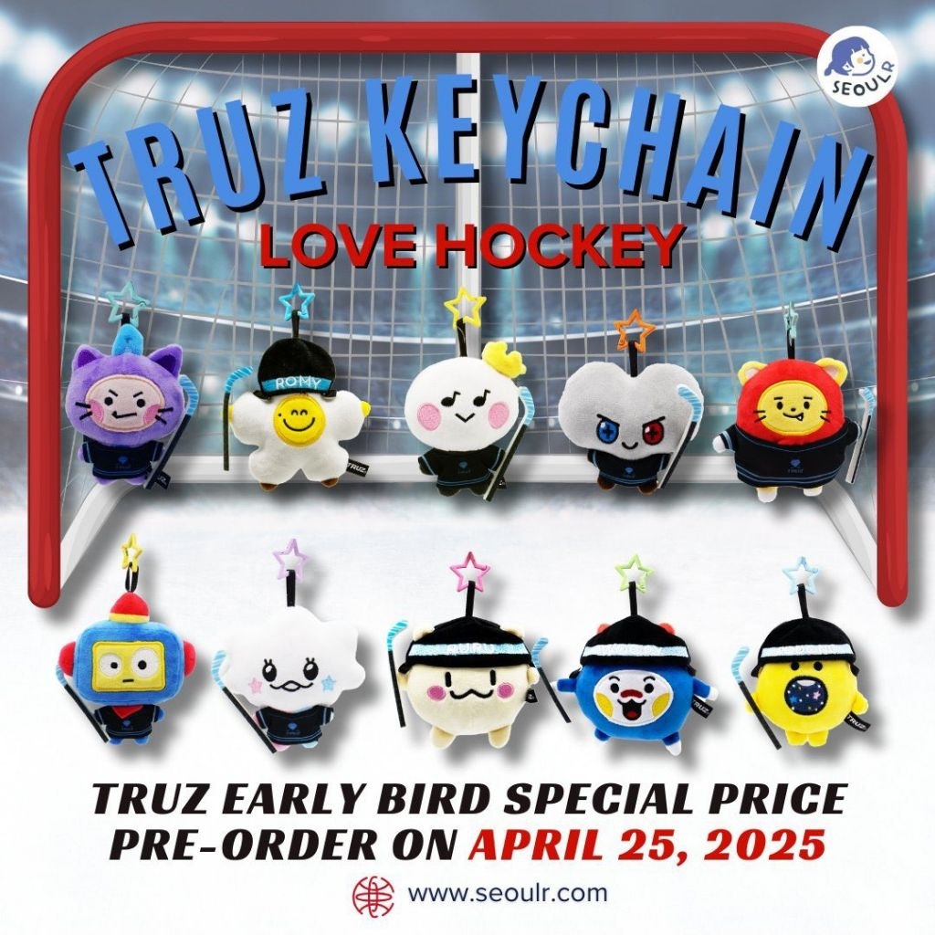 <พร้อมส่ง> 💎 TRUZ KEYCHAIN LOVE HOCKEY 💎 ของแท้ 100% TREASURE