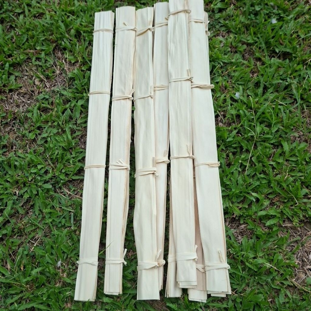 ใบลานธรรมชาติแท้คัด (60ใบ)