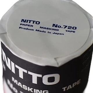 NITTO เทปนิตโต้ กระดาษกาวนิตโต้ เทปกาว No.720 ลอกลาย ขูดตัวถังรถ พ่นสี ทนความร้อน