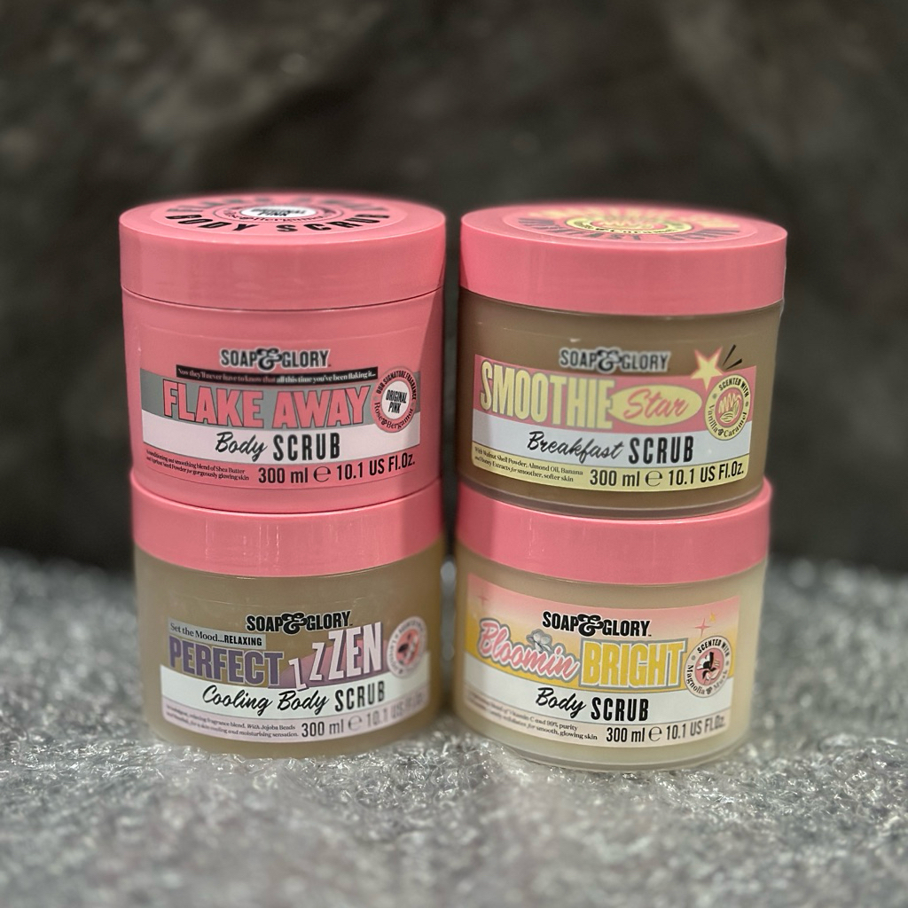 สครับขัดผิว โซพ แอนด์ กลอรี่ Soap&Glory Scrub Flake Away / Breakfast Scrub / Body Scrub 300 ml.