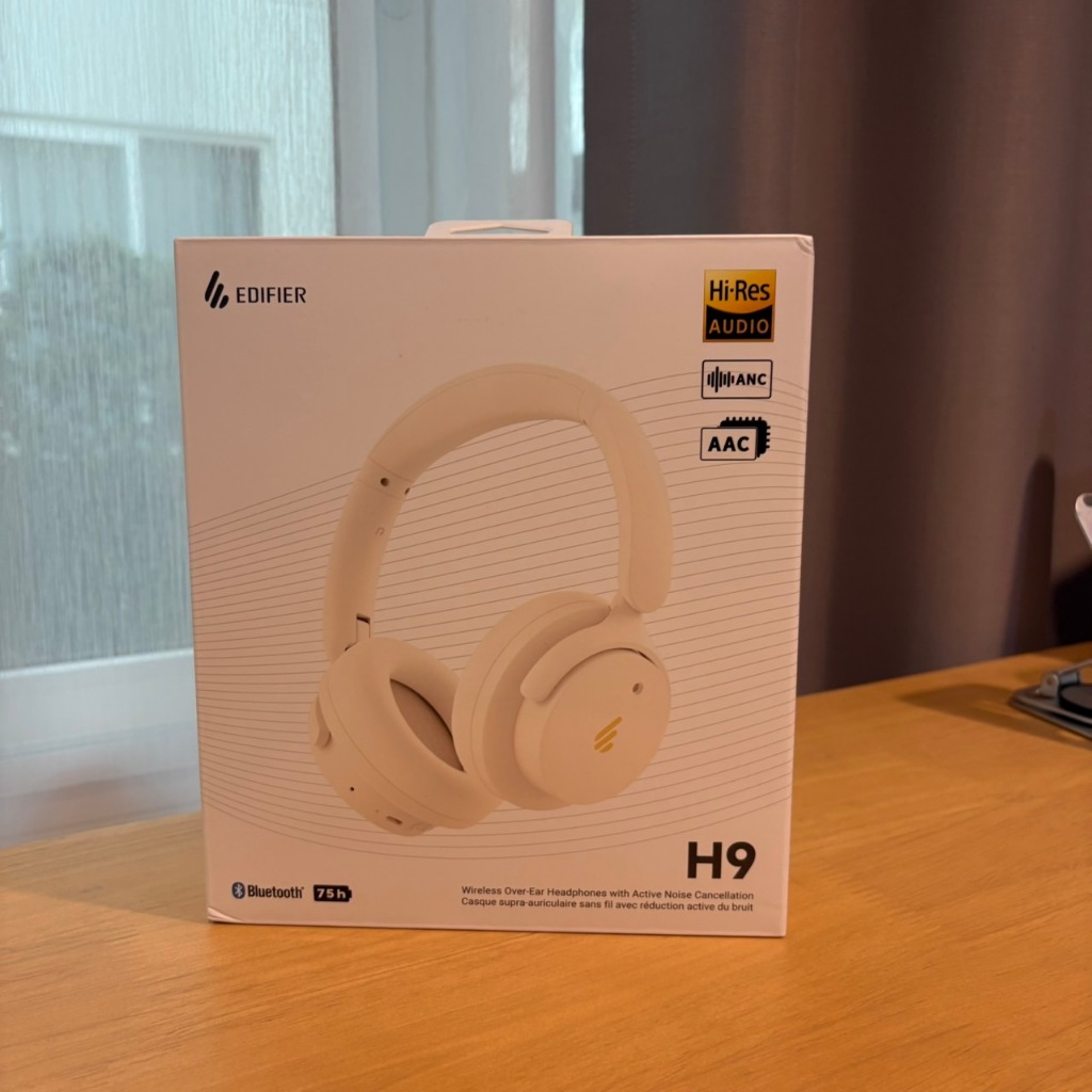 Edifier H9 หูฟังไร้สาย ANC หูฟังบลูทูธ 5.4 คุณภาพเสียงระดับ Hi-Res อายุการใช้งานแบตเตอรี่ 75 ชั่วโมง
