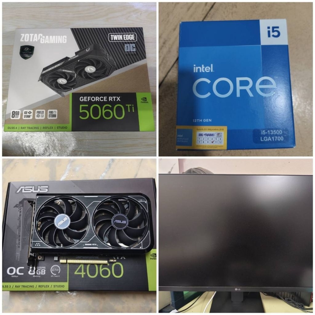 การ์ดจอ RTX 5070/ 5060/ 4060/ i5 13500/ i5 12400