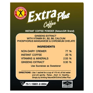 NatureGift Extra Coffee Plus เนเจอร์กิฟ เอ็กซ์ตร้า คอฟฟี่ พลัส 1 ชุด มี 8 กล่อง กล่องละ 10 ซอง