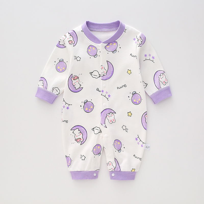 ❤️มาใหม่❤️ชุดเด็กอ่อน ชุดนอนเด็กอ่อน บอดี้สูทเด็ก แบบขายาวแป๊กหน้า เสื้อผ้าเด็กอ่อน ชุดเด็กแรกเกิด เสื้อเด็กแรกเกิด #C1