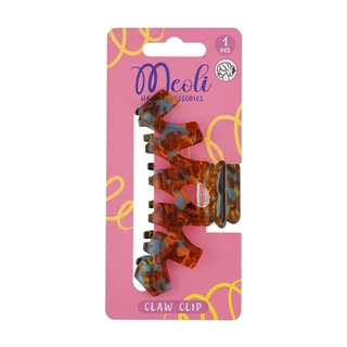 Meoli Hair Accessories - Claw Clip XL 60261 กิ๊บหนีบผม กิ๊บติดผม ถนอมเส้นผม กิ๊บขนาดใหญ่ สีกระ ลายเปลือกหอย