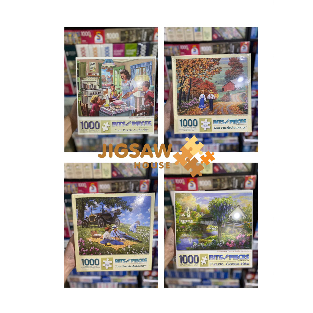 พร้อมส่ง-จิ๊กซอว์ แบรนด์ Bits and Pieces jigsaw puzzle (USA) 1000 ชิ้น